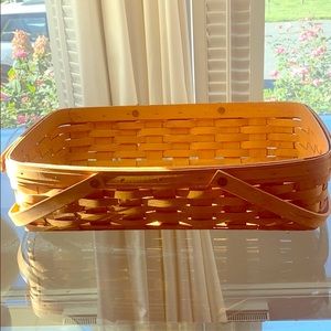 1996 Longaberger Long Picnic Basket